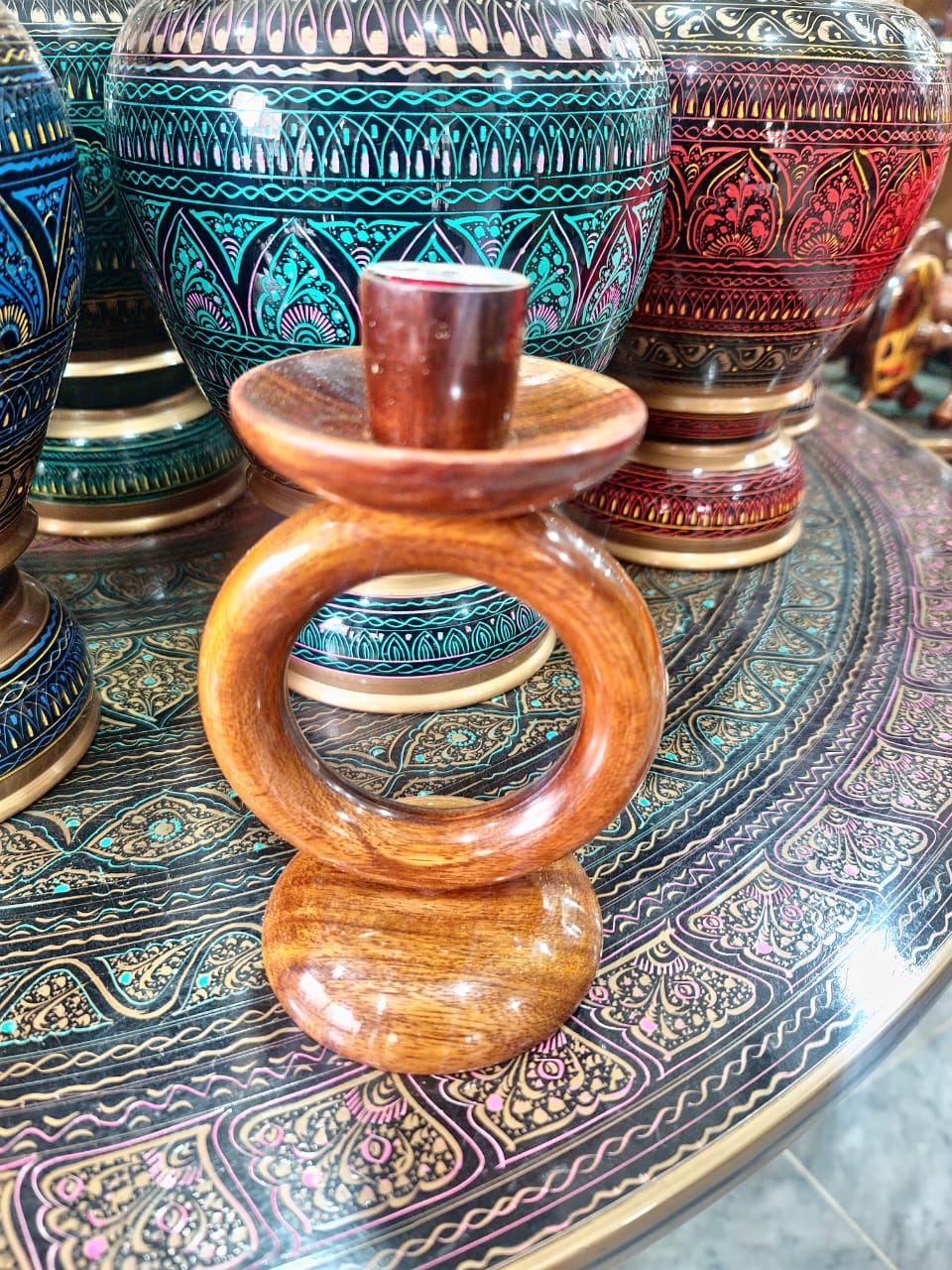 Wooden Candle Holder (Candlestick)